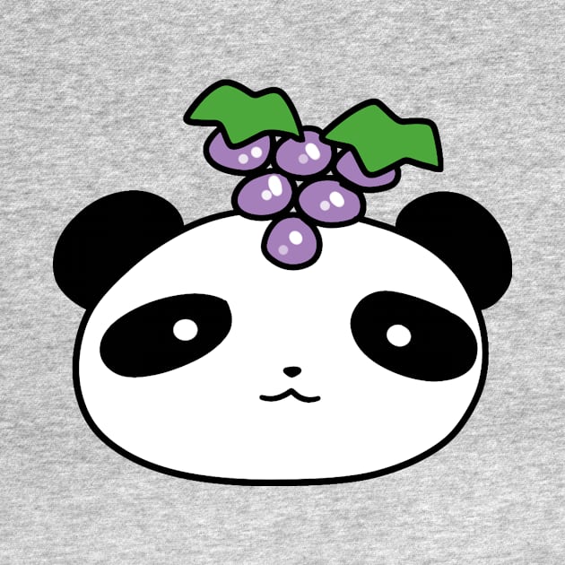 Grapes Panda Face by saradaboru